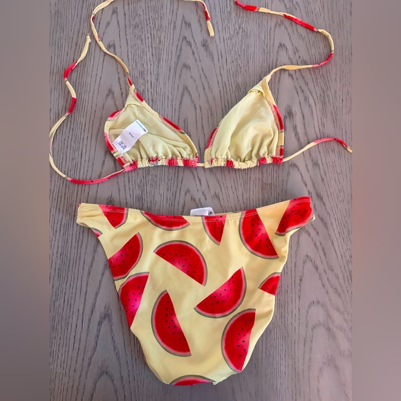 H&M Watermelon Bikini. Top Is Size 36C & Bottom Is A Size 6 - Picture 2 of 4